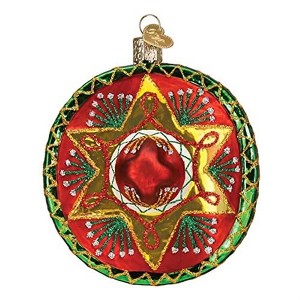 Old World Christmas Blown Glass Ornament for Christmas Tree, Sombrero - 1 of 4