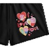 Peppa Pig I Love You Peppa, George, Evie Women’s Black Lounge Shorts - 2 of 2
