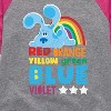 Girls' - Blue's Clues & You! - Colors Of The Rainbow Shirt Tail Raglan Graphic T-shirt - 2 of 4