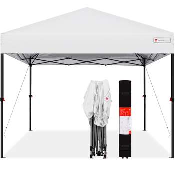  OKVAC 10x10 FT Pop Up Canopy Tent, Portable Commercial Instant  Shelter, Adjustable Height Outdoor Event Gazebos with 4 Removable Sidewalls  and Carry Bag, for Wedding, Beach, Party, Picnic (White) 