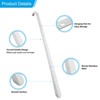 Unique Bargains Stainless Steel Curved Handle Shoe Horn Silver Tone 2 Pcs - 3 of 4