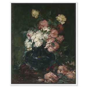 Art Remedy Roses by Walter Shirlaw Vintage Classic Roses Wall Art Framed - 1 of 4