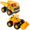 Mighty Wheels 2 Pack Construction Vehicles - 7" Dump Truck & Front Loader - 4 of 4