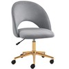 LOVMOR Upholstered Home Office Chair - 3 of 4