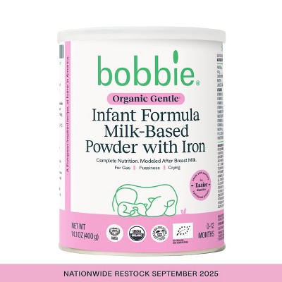 Bobbie Organic Gentle Infant Formula - 14.1oz