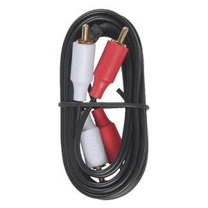 Color-Coded Stereo Audio Cable with RCA-Type Connectors - 1 of 4