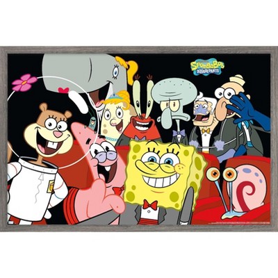 Trends International Nickelodeon Spongebob 25th - Shelfie Framed Wall Poster Prints
