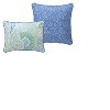 VCNY Queen Harmony Reversible Paisley Quilt Set Blue : Full/Queen Size, Microfiber, Hypoallergenic, 5-Piece Bedding Set - image 4 of 4