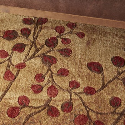 Latte Brown Handmade Synthetic XXXL Rectangular Area Rug