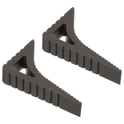 Unique Bargains Rubber Door Stopper 2 Pcs