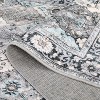 Area Rug - Washable Vintage Floral Print Boho Rug with Non-Slip Backing, Indoor Carpet for Entryway, Living Room, Kitchen, Bedroom Laundry Room - 3 of 4