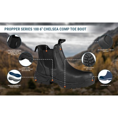 Propper Series 100 6" Chelsea Comp Toe Boot
