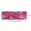 Wrapables Boho Vintage Floral Elastic Headbands for Sports, Yoga, Workouts, Facials (Set of 6), (Knotted) Vintage - 4 of 4