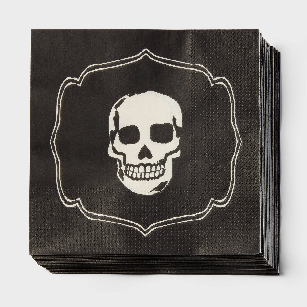 Halloween Skull Lunch Napkin 20ct - Spritz™