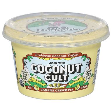 The Coconut Cult Organic Banana Cream Pie Coconut Yogurt - 4oz
