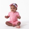 Gerber Buttery-Soft Snug Fit Short Sleeve Romper - 3 of 4