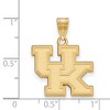 Black Bow Jewelry 14k Yellow Gold Kentucky Wildcats NCAA Medium Pendant - 2 of 3