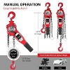 Premium 1600lbs Lever Block Chain Hoist - G80 Alloy Steel, 10ft Lift, Corrosion Resistant, Ideal for Transport & Construction - 4 of 4