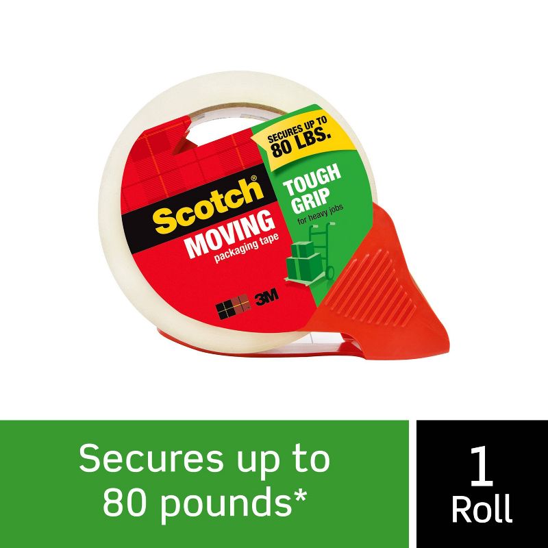 Scotch Tough Grip Moving Tape with Dispenser, 1ct, 4 of 17