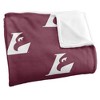 University Of Wisconsin La Crosse Logo Pattern Silky 50x60 Blanket, 1 Sided - 3 of 4