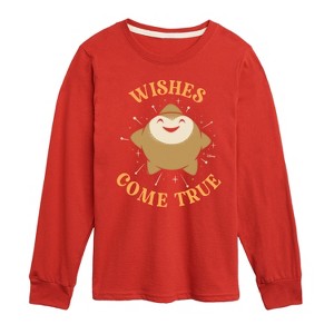 Boys' - Disney - Wishes Come True Long Sleeve Graphic T-Shirt - 1 of 4