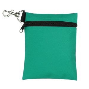 Unique Bargains Oxford Cloth Zipper Professional Golf Tee Pouch 5.5" x 6.7" - 1 of 4