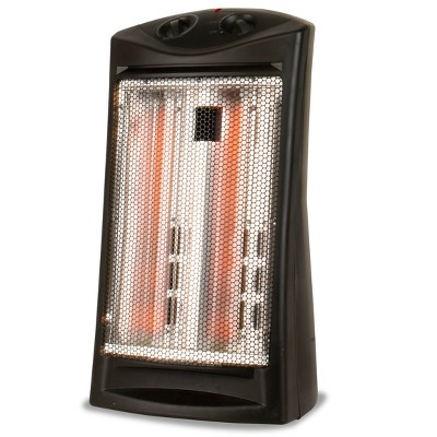 BLACK+DECKER Infrared Quartz Tower Manual Control Indoor HeaterBlack