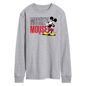 Men's - Disney - Mickey & Friends Long Sleeve Graphic T-Shirt - 1 of 4