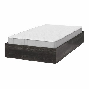 RealRooms DreamSaver Set Platform Bed Frame + Mattress Included.  Twin Size Platform Bed and 6-Inch Mattress Set - 1 of 4