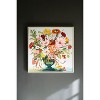 Wall Art – Framed Acrylic Floral Painting with Colorful Blossoms by Kalalou - 3 of 3