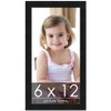 PosterPalooza | Panoramic Simple Black Picture Frame - UV Acrylic, Foam Board Backing, Hanging Hardware - 2 of 4