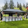 10x20 Pop Up Canopy Tent, Commercial Heavy Duty Canopy Tents with Roller Bag, Tents with 6 Removable Sidewalls, Upgraded Thickened Legs, 6 Sand Bags - 2 of 4