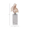 Decorative Shell Sculpture on Crystal Base for Home Decor Figurine - Unique Ornaments and Statues for Shelf or Coffee Table Décor - 4 of 4