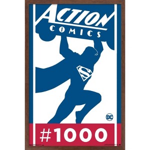 Trends International DC Comics - Superman - Action Comics 1000 Framed Wall Poster Prints - 1 of 4