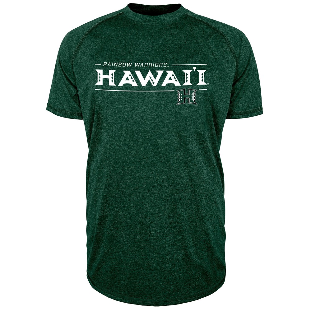 Hawaii Rainbow Warriors Men's Team Speed Poly Performance T-Shirt Xxl, Multicolored