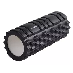 HolaHatha Portable Hollow High Density EVA Foam Muscle Roller for Deep Tissue Back Massage, Calf Therapy, Glute Massaging, Back Pain, and Leg Recovery