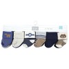 Hudson Baby Infant Boy Cotton Rich Newborn and Terry Socks, Bear 12-Pack - 2 of 4