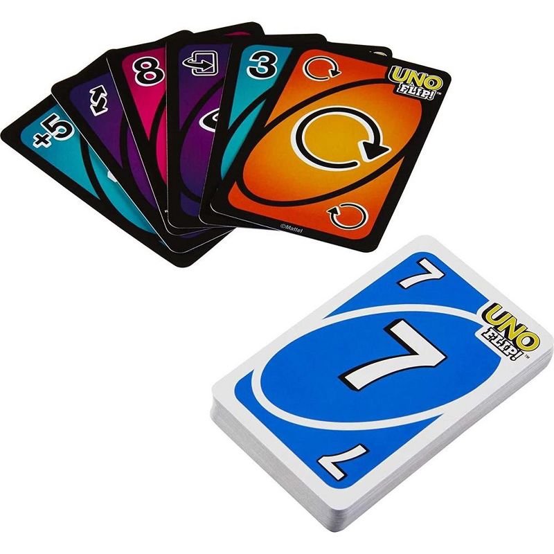 UNO FLIP Card Game in Storage Tin, 4 of 6