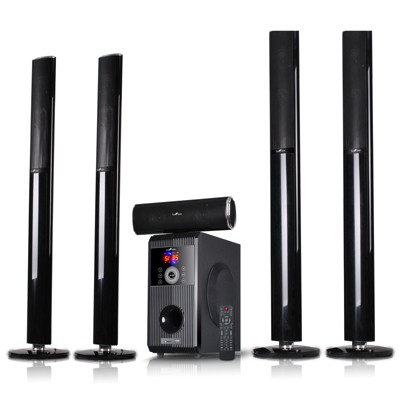 beFree Sound Amplifier Bluetooth Speaker System with USB and SD Slots