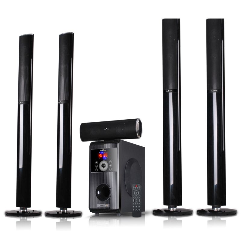 beFree Sound Amplifier Bluetooth Speaker System with USB and SD Slots, 1 of 7