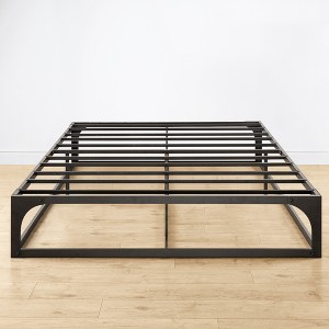 12" Metal Hinged Corner Platform Bed Frame - Mellow - 1 of 4