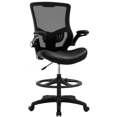 Fdw Drafting Chair Tall Office Chair Standing Desk Chair With Flip Up