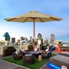 Yescom 9 Ft Wooden Pole Patio Umbrella - image 2 of 4