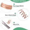 Unique Bargains Soft Pure Copper Jewelry Making Gardening Wire 1 Roll - 2 of 4