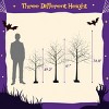 INFURNIC Party Decorations and Accessories Spooky Halloween Tree with Adjustable Branches and Purple Glow, Black, 35"*35"*76.8" - 2 of 4