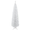 NicBex 6ft Artificial Pencil Christmas Tree Slim Tree with 390 Branch Tips and Plastic Stand for Decoration - 3 of 4