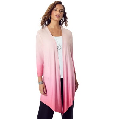 Roaman's Women's Plus Size Ultra Drape Cardigan