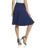 Rekucci Women's Ease into Comfort Flared Knit Skirt – Pull-On Style with Tummy Control and Flattering Flared Hem - 3 of 4