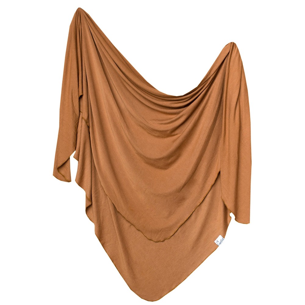 Photos - Children's Bed Linen Copper Pearl Noah Knit Swaddle Blanket - Camel