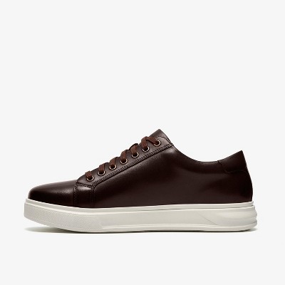 Clarks Mens Goswell Tie Brown Leather Shoes 11 Medium — фото 3
